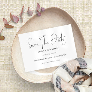 Minimaliseer script om het even welke kleur de dat save the date