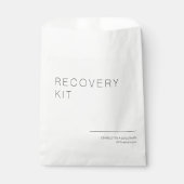 Minimaliserende bruiloft voor hergebruik bedankzakje (Voorkant)