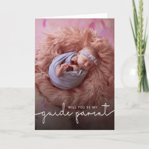 Minimaliserende Gids Ouder Foto-kaartje Kaart