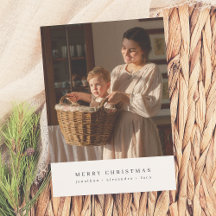 Minimaliserende kerstfoto