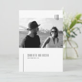 Minimaliserende Moderne Foto sparen de Datum Aankondiging (Staand voorkant)