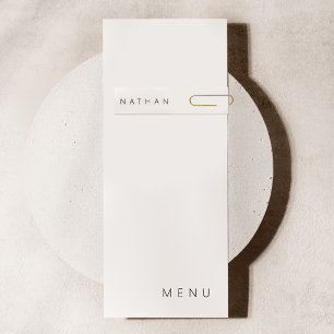 Minimaliserende opnamekaart voor gasten 6 in 1 aankondiging