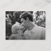 Minimaliserende QR-code voor bruiloft met foto's Informatiekaartje