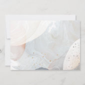 Minimaliserende scriptgepersonaliseerde parketbrie notitiekaartje (Achterkant)