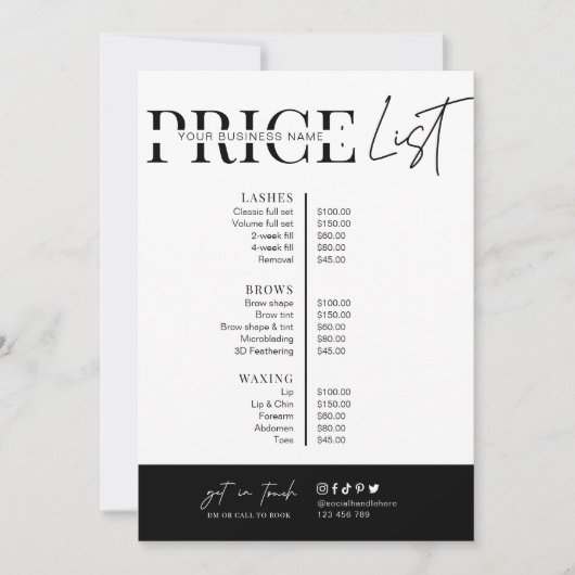 Minimaliserende zwarte zwarte zwarte zwarte zondpr (Voorkant)