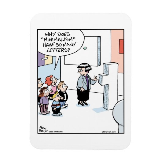 Minimalism Art Magneet (Verticaal)