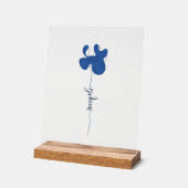 Minimalism Simple Flower Acrylic Sign (Angle)
