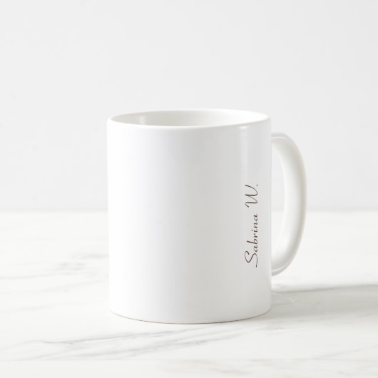 Minimalism Simple Flower Mug (Devant droit)