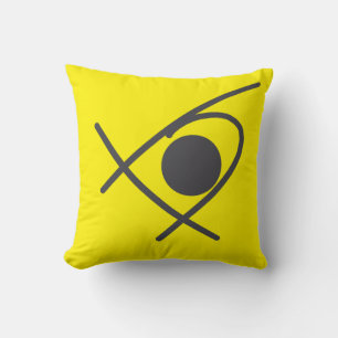 Minimalisme Abstract kunstgrijs Sierkussen