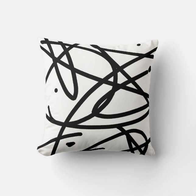 Minimalisme Abstrait Art Motif Coussin Cuchion (Recto)