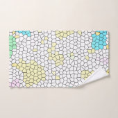 Minimalisme Art Abstrait Pale Pastel Cellules (Serviette à main)