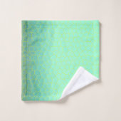 Minimalisme Art Abstrait Pale Turquoise Vert Bleu (Gant de toilette)