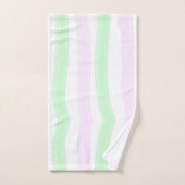 Minimalisme Art Abstrait Pale Turquoise Vert Rose (Serviette à main)