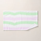 Minimalisme Art Abstrait Pale Turquoise Vert Rose (Serviette à main)