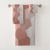 Minimalisme Art Abstrait Pastel Gris Cellules (En situation)