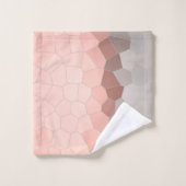 Minimalisme Art Abstrait Pastel Gris Cellules (Gant de toilette)