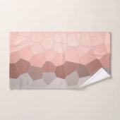 Minimalisme Art Abstrait Pastel Gris Cellules (Serviette à main)