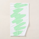 Minimalisme Art Abstrait Turquoise Vert Pâle (Serviette à main)