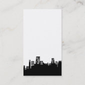 Minimalisme - carte d'entreprise immobilière (Dos)