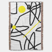 Minimalisme d'art Abstrait Couverture de point jau (devant Vertical)