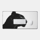 Minimalisme de tête de panthère noire (Clavier et souris)