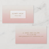 Minimalisme ellegant Modern Visitekaartje (Voorkant / Achterkant)