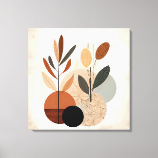 Minimalisme en Abstracte kunst verenigen Canvas Afdruk