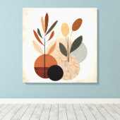 Minimalisme en Abstracte kunst verenigen Canvas Afdruk (Insitu (Houten vloer))