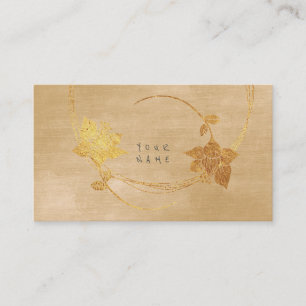 Minimalisme Golden Beige Mustard Velvet Vip Visitekaartje
