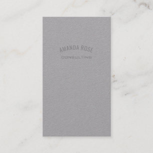 Minimalisme grijs Urban Gray Professional Consulti Visitekaartje