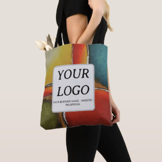Minimalisme Kleur Blokkeren Zakelijke Promotie Draagtas