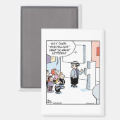 Minimalisme Kunst Magneet (Voorkant / Achterkant)