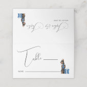 Minimalisme met een Hond Illustratie (Buitenkant ongevouwen)