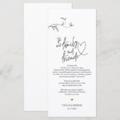 minimalisme moderne Cadre Carte de remerciements (Devant / Derrière)