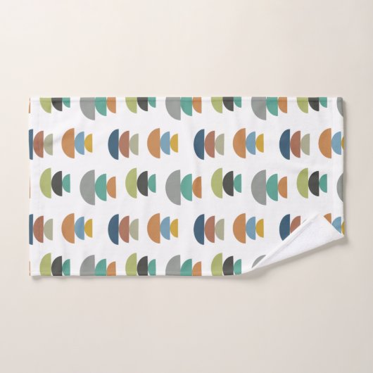 Minimalisme moderne du milieu du siècle (Serviette à main)