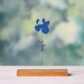 Minimalisme Panneau de fleurs acryliques simple (Neutre)