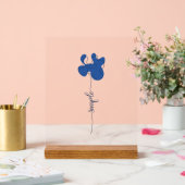 Minimalisme Panneau de fleurs acryliques simple (Mariage)