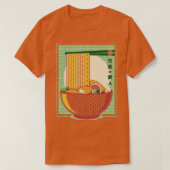 Minimalisme Ramen Noedels Traditioneel Japans Patt T-shirt (Design voorkant)