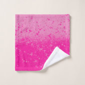 Minimalisme rose (Gant de toilette)