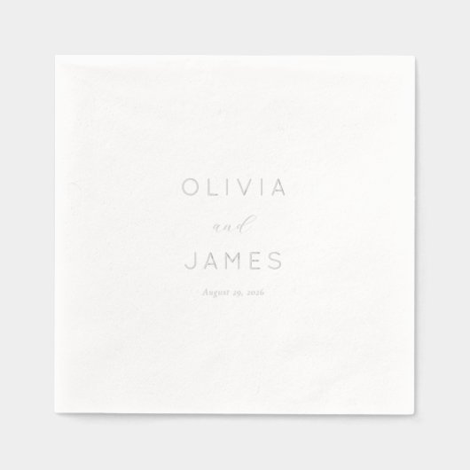 Minimalisme Typographique Gris Élégant (Recto)