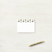 Minimalisme uit het midden van de eeuw post-it® notes (Op bureau)