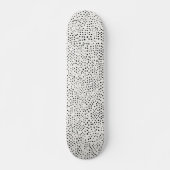 Minimalisme van puntmatrix skateboard (Voorkant)