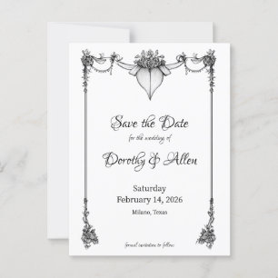 Minimalisme vintage Carte magnétique mince