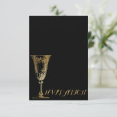 Minimalisme voedseldiner kaart (Staand voorkant)