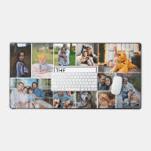 Minimalist 11 Fotocollage Eenvoudig Wit Bureaumat (Keyboard & Muis)