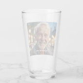 Minimalist 1 speciale foto viering van het leven glas (Achterkant)