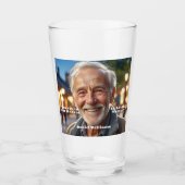 Minimalist 1 speciale foto viering van het leven glas (Voorkant)