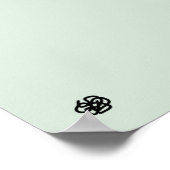 Minimalist Abstract Egg poster with Bass design (Hoek)