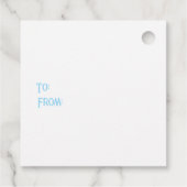 Minimalist Abstract Green Chic Christmas Tree Bedankjes Labels (Achterkant)