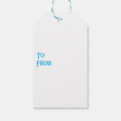 Minimalist Abstract Green Chic Christmas Tree Cadeaulabel (Achterkant)